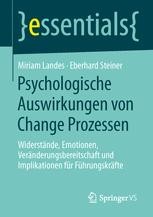 Buchcover: Psychologische Auswirkungen von Change Prozessen (2014) von Miriam Landes & Eberhard Steiner